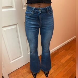 Amazon Women’s Mid-Rise Blue Flare Jeans